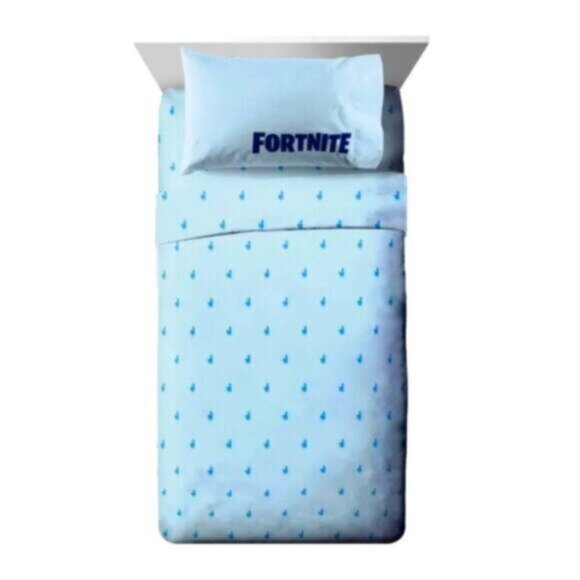 FORTNITE Loot Llama Blue White CAMO Bed IN Bag Comforter Set - Picture 8 of 12